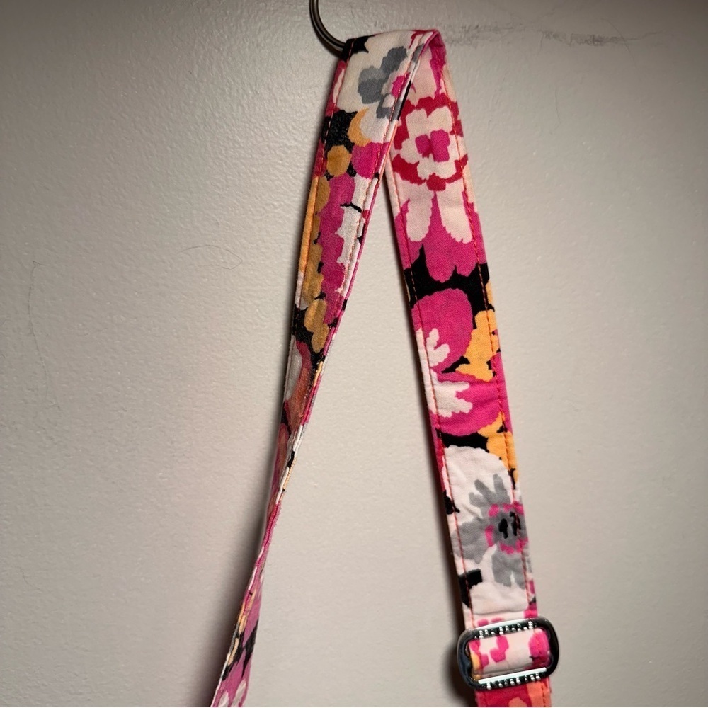 Vera Bradley Hipster Crossbody Bag Pixie Blooms Retired 2015 Cotton Lightweight - Picture 5 of 15